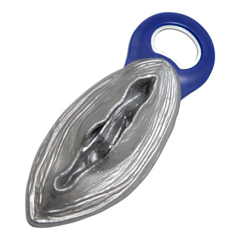 Kinky Pleasure - DS014 - Pussy Bottle Opener - Quirky and Fun Tool -Silver