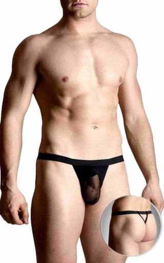 Mens thongs 4494 - black M/L