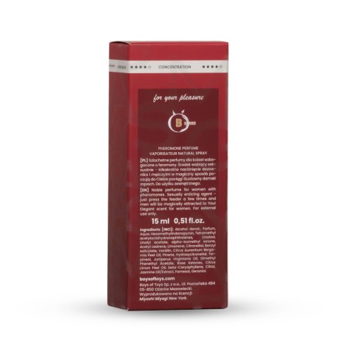 Miyoshi Miyagi INSTINCT feromon parfumes 15ml FEMME