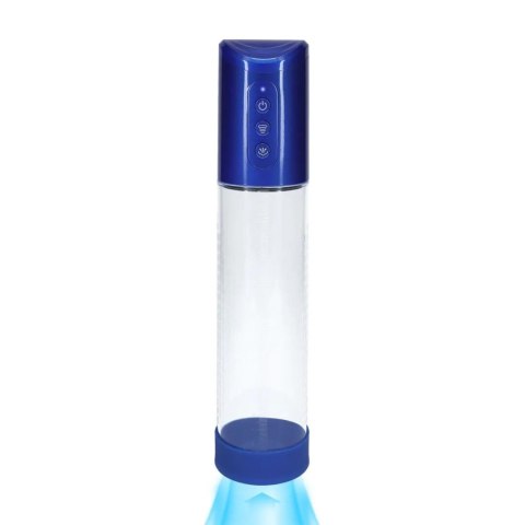 HyperPump - Rechargeable Penis Pump - Metallic Blue