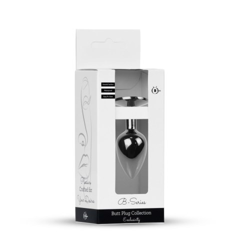 Plug-Jewellery Dark Silver PLUG- Clear