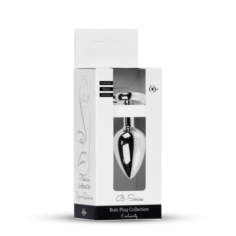 Plug-Jewellery Silver Heart PLUG- Green