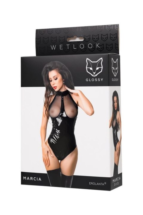 Wetlook body Marcia - black L