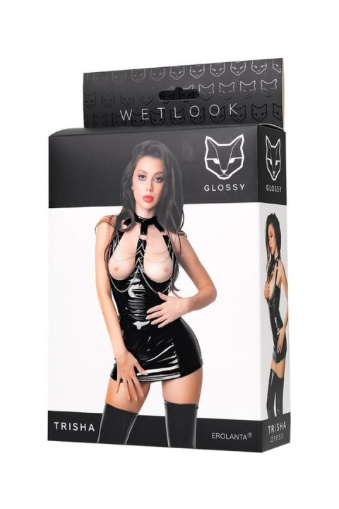 Wetlook dress Trisha - black M