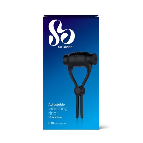 Adjustable Vibrating Cock Ring