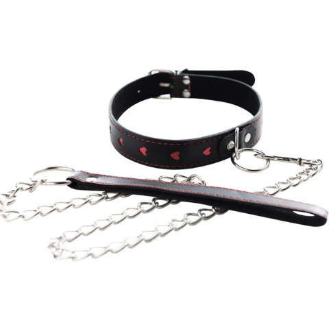 Collar with detachable leash