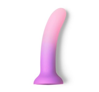 Dildo do punktu G Ombre przyssawka Silikono So Divine róż i fiolet