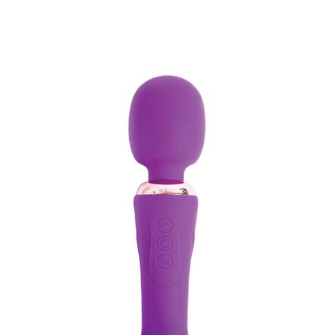 Purple clitoral and G-spot vibrator