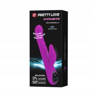 PRETTY LOVE INTIMATE Silikonowy Wibrator z Ruchem Rotacyjnym