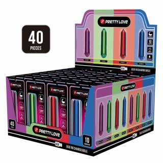 PRETTY LOVE - STEFAN, 10 vibration functions, USB rechargeable