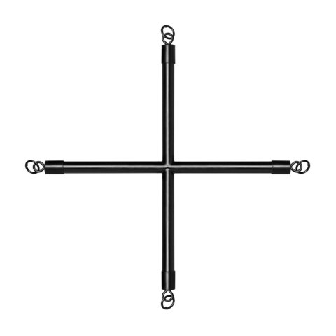 Bedroom Fantasies - Hog Tie Cross Bar
With Cuffs Black