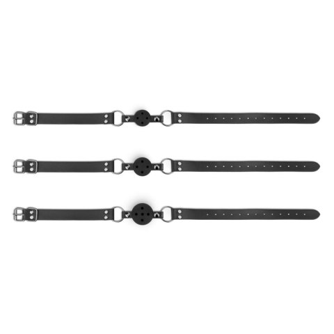 Bedroom Fantasies - Set of 3 Ball Gags Black