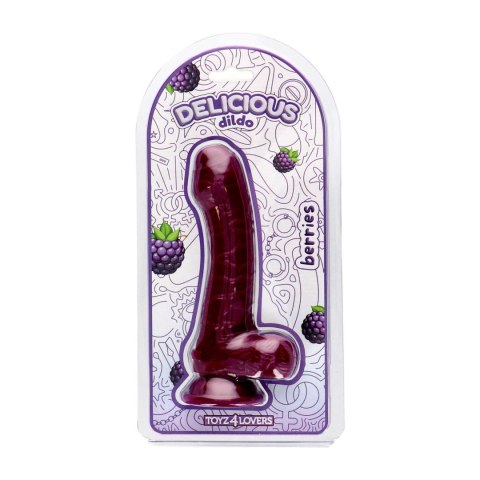 Dildo with the scent of blackberries