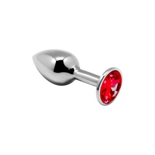 Mini Metal Butt Plug S Red