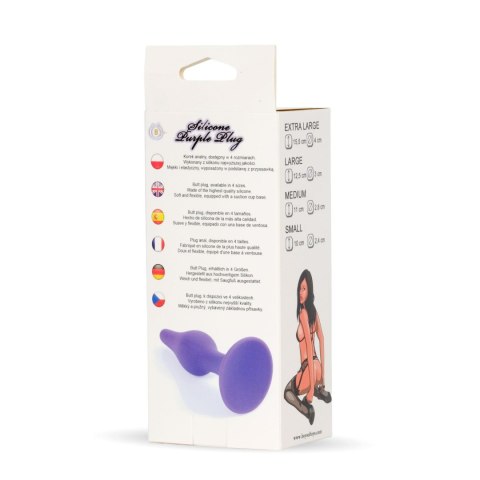 Plug-Silicone Plug Purple - Small
