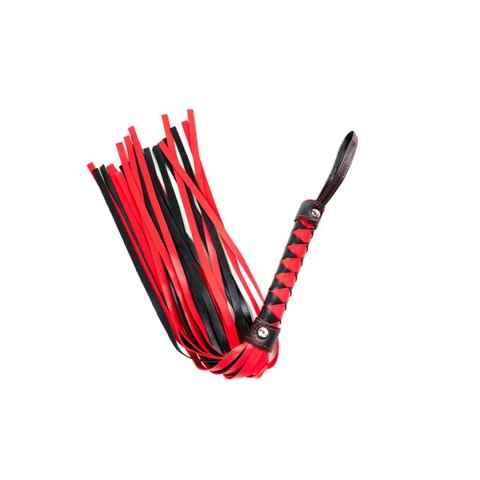 Black & red flogger