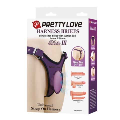 Pretty Love Caldric III Purple Universal Harness Briefs