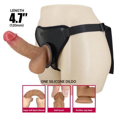 Pretty Love Fogg 4.7" Silicone Dildo with Harness Briefs