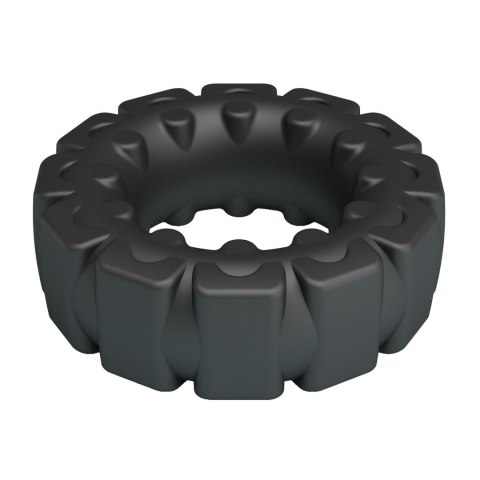 Crazy Bull Laiden Super Soft Silicone Cock Ring - Black