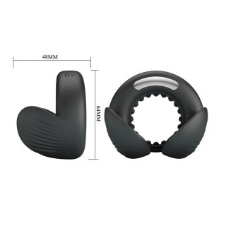 Pretty Love Quentin Vibrating Silicone Cock Ring