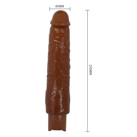 Pretty Love Soren Realistic Vibrating Dildo (Brown Edition)