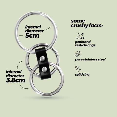 CRUSHIOUS SARUMAN 3 METAL COCKRING SET