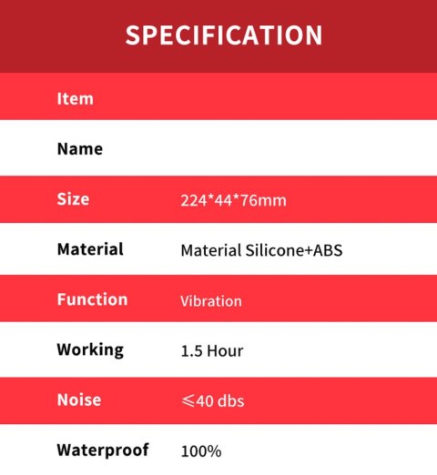 Nirvana Red Three-point vibration