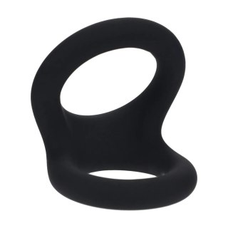 Double O Silicone Cockring - M - Black