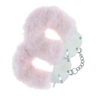 Heavy-duty Fluffy Handcuffs - Powder Pink
