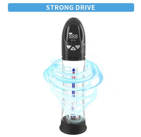 Pompka- PASSION PUMP, PREMIUM RECHARGEABLE AUTOMATIC WATERPROOF LCD PUMP