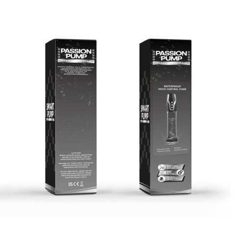 Pompka- PASSION PUMP, PREMIUM RECHARGEABLE AUTOMATIC WATERPROOF PUMP, Voice control