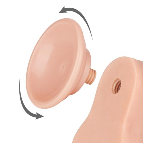 8.5'' Sliding Skin Dual Layer Dong Flesh