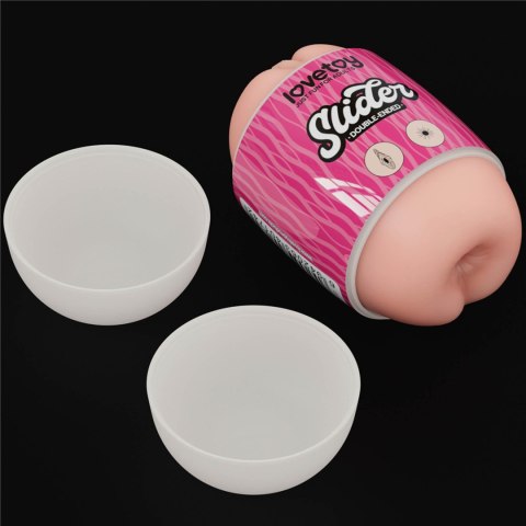 Slider Double-Ended Masturbator Vagina and Anus