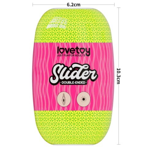 Slider Double-Ended Masturbator Vagina and Anus