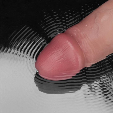 Wibrator dildo 20 cm realistyczne z miękkiego silikonu 10 trybów wibracji