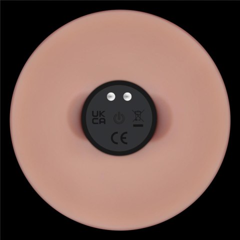 9" Vibrating Sliding Skin Pro II Dual Layer Silicone Dong