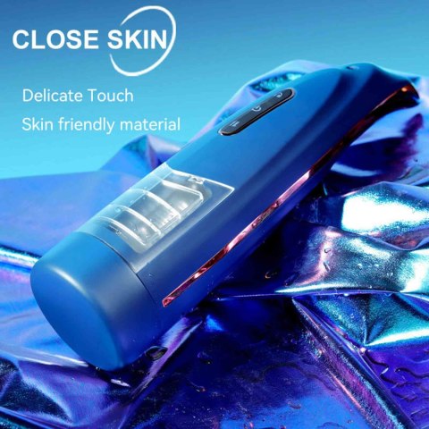 Masturbator 33,4 cm funkcja rotacji ruch góra-dół dźwięk 7 trybów wibracji i ruchu