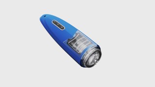 Masturbator 33,4 cm funkcja rotacji ruch góra-dół dźwięk 7 trybów wibracji i ruchu