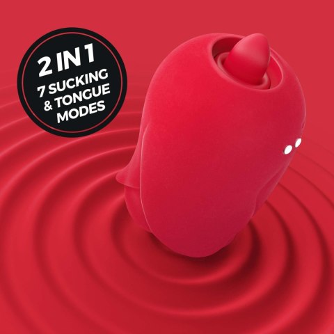 wibrator stymulator 7 trybów stymulacji wodoodporny niegrzeczny języczek