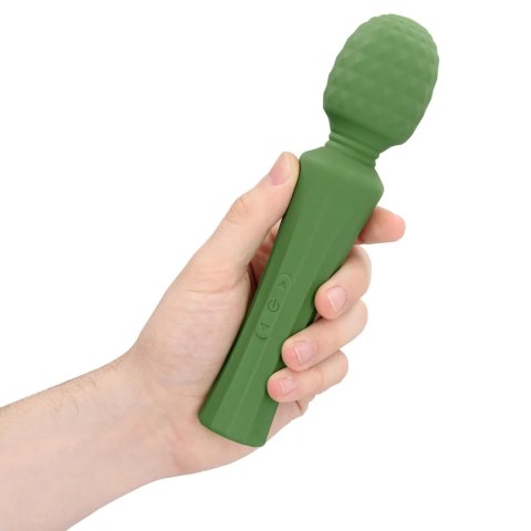 Powerful Wand Vibrator Massager with Still Handle - Green Mumba