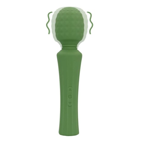 Powerful Wand Vibrator Massager with Still Handle - Green Mumba