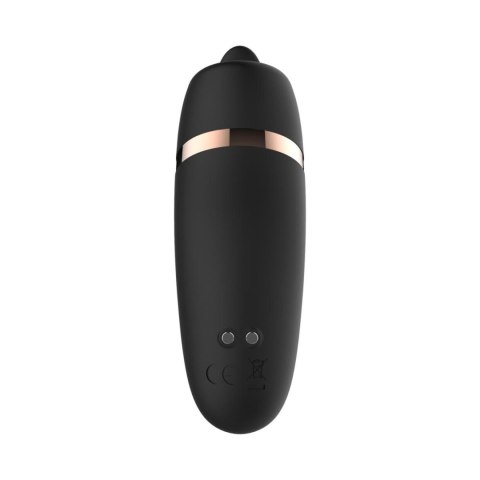 Rosy Gold - Licking Stimulator with Luxury Charging Case - Black