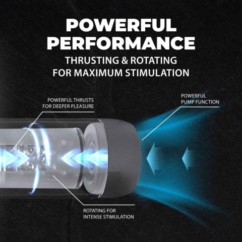 masturbator Vortex niezwykle mocny silne podciśnienie rotacja tulei