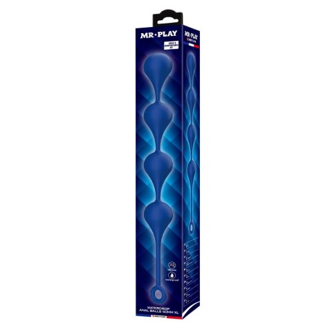 MR PLAY Waterdrop Anal Balls - 52.5 cm XL