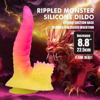 22.5 cm Monster Silicone Dildo dla odważnych wodoodporny kusząca miękkość