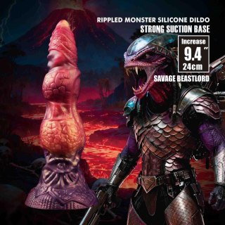 24 cm Monster Silicone Dildo dla odważnych wodoodporny kusząca miękkość