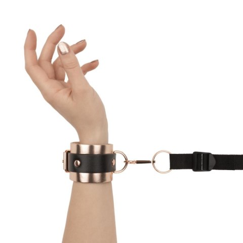 Rosy Gold - Under-Mattress Restraint Set - Black