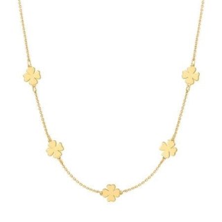 Celebrytka z koniczynkami z kolekcji Classic (C14629AU)