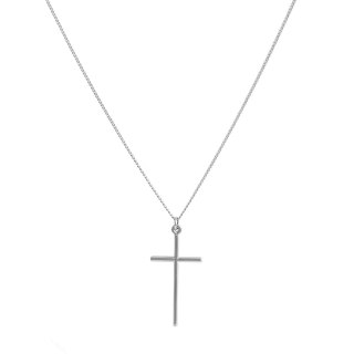 Łańcuszek męski z krzyżem 50 cm (C22/MEN/30AG)