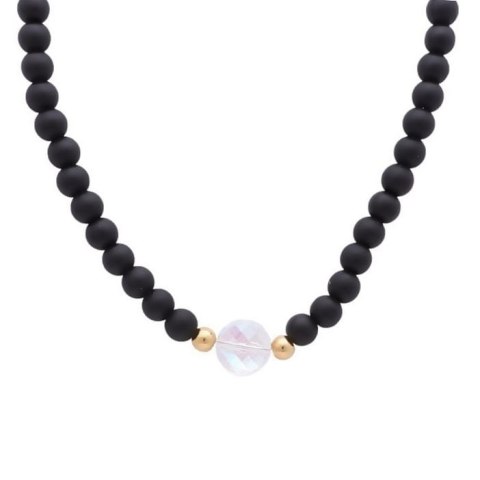 Naszyjnik z kamienia onyks (C21/KOR/67KOLOR)